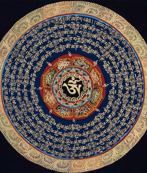 8 Auspicious Symbols Mandala |  Buddhist Wall Hanging