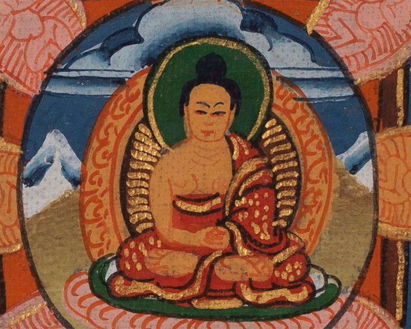 Unique Buddha Mandala with Bodhisattvas | Wall decoration