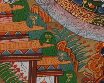 Unique Buddha Mandala with Bodhisattvas | Wall decoration