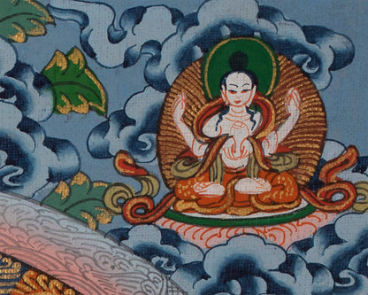 Unique Buddha Mandala with Bodhisattvas | Wall decoration