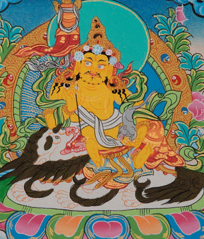 Namtoshe Jambhala Thangka | Best Quality Zambhala Tibetan Painting