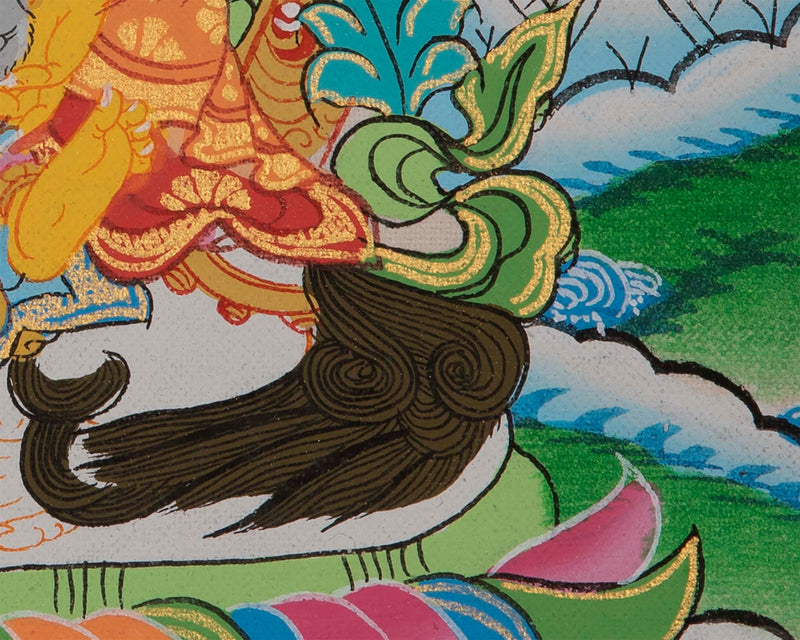 Namtoshe Jambhala Thangka | Best Quality Zambhala Tibetan Painting