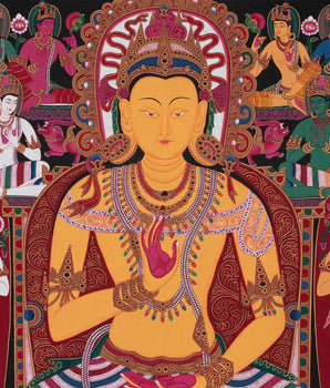 Colorful Buddha Thangka | Wall Hanging Yoga Meditation