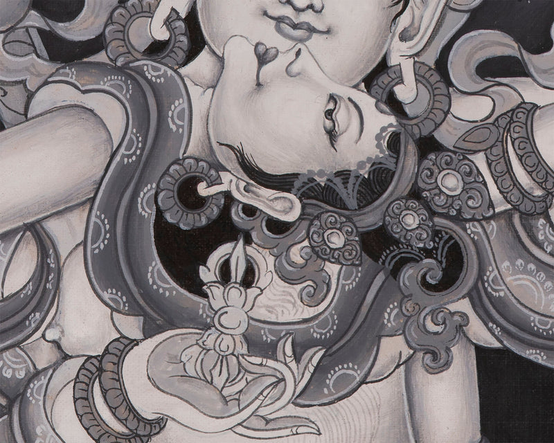 Vajrasattva Thangka Painting | Consort in Union |Himalayan Art
