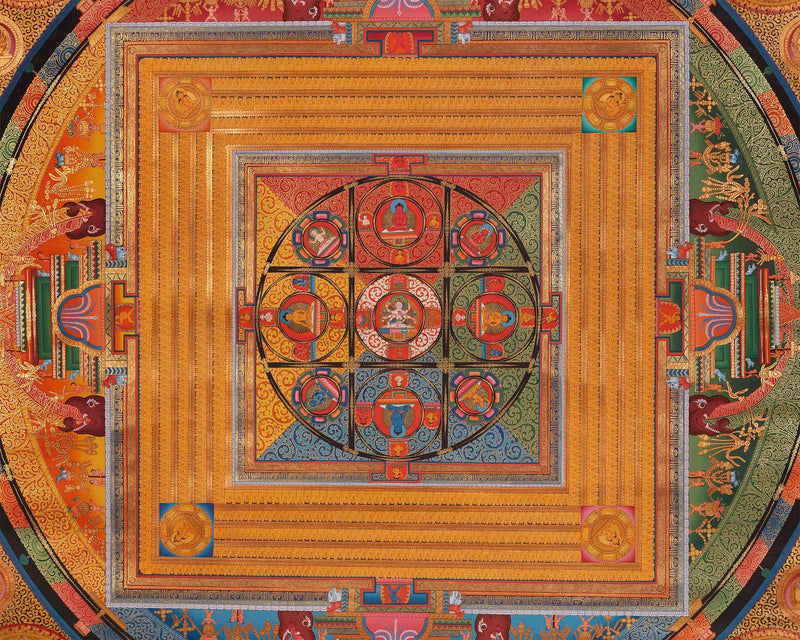 Buddha Vajradhatu Mandala | Virocana Mandala