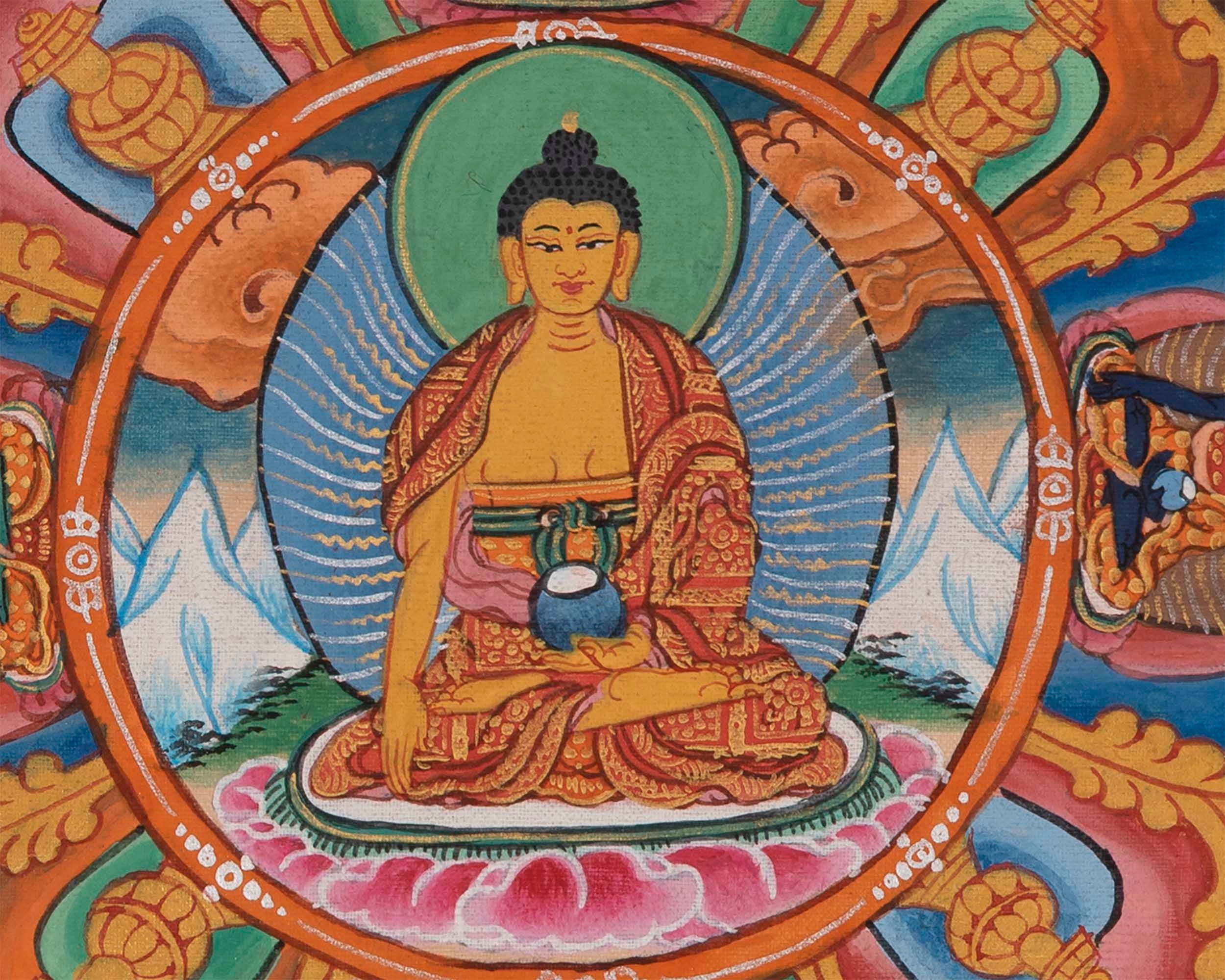 Colorful Mandala Thangka | Unique Tibetan Thanka