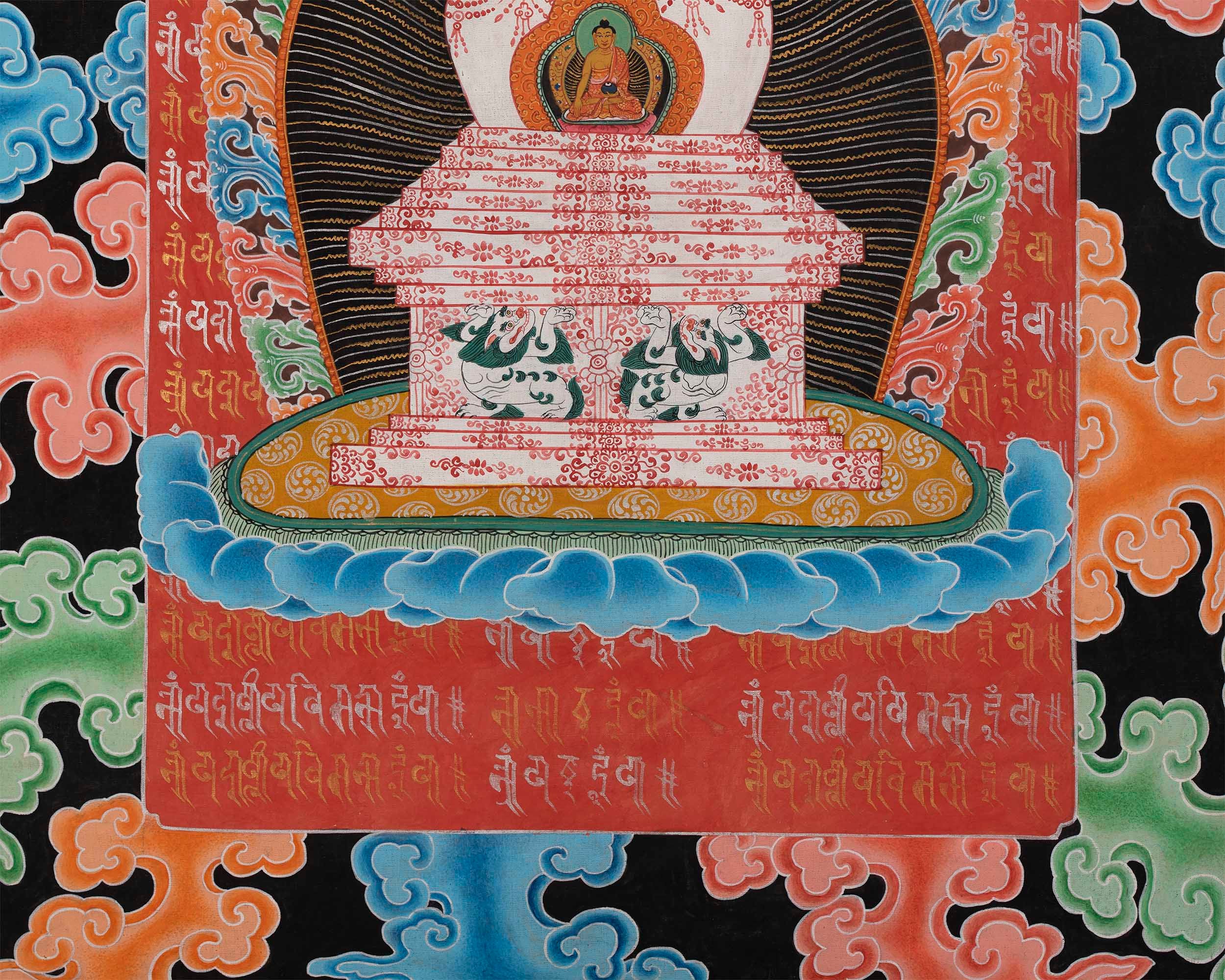 Colorful Mandala Thangka | Unique Tibetan Thanka