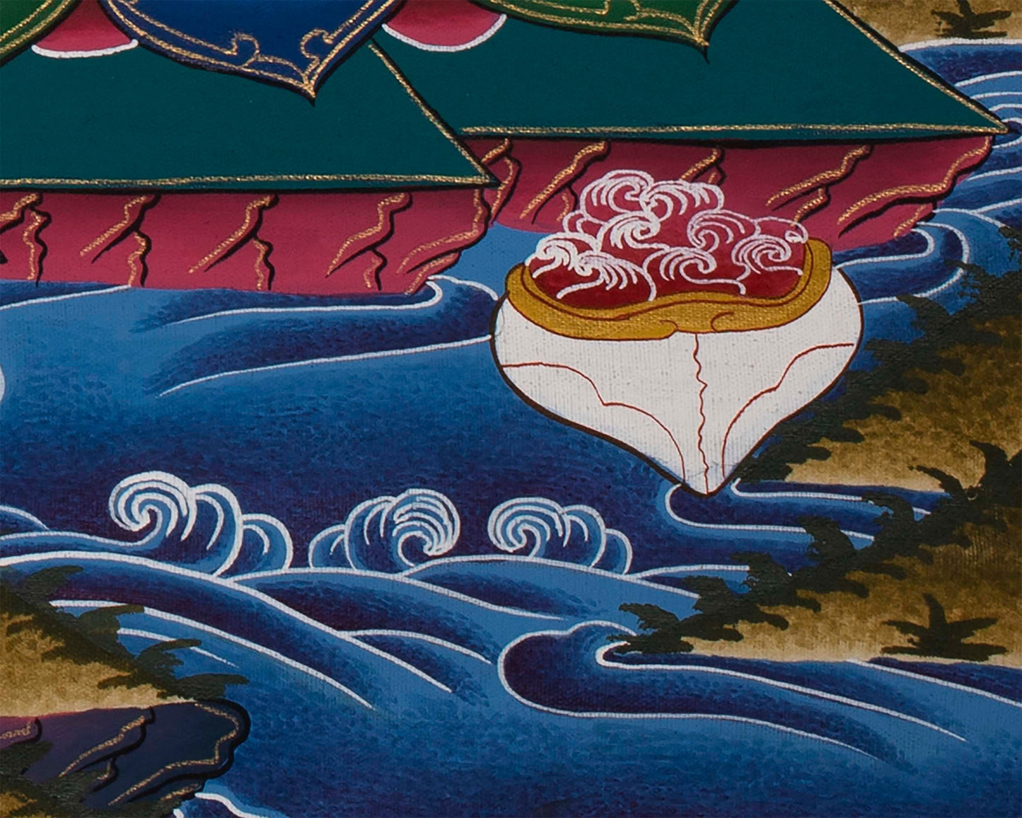 Yamantaka Yidam Thangka Painting  | Vajrabhairava Heruka Canvas Art