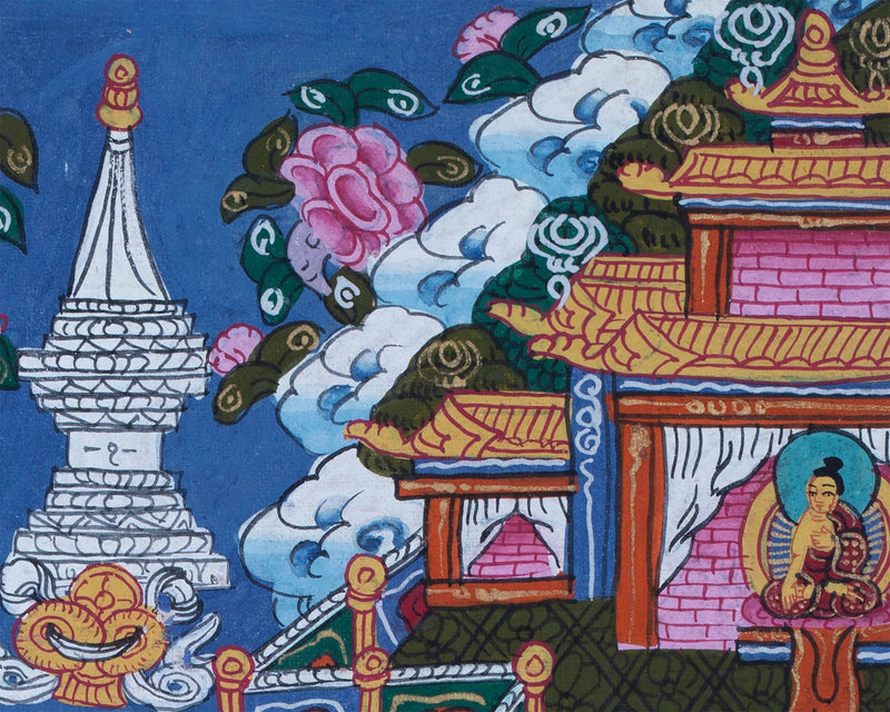 Buddhist Stupa Thangka Painting | Religious Artifacts |