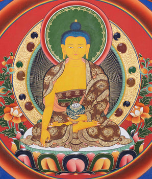 Original Shakyamuni Buddha Thangka | Wall Decoration
