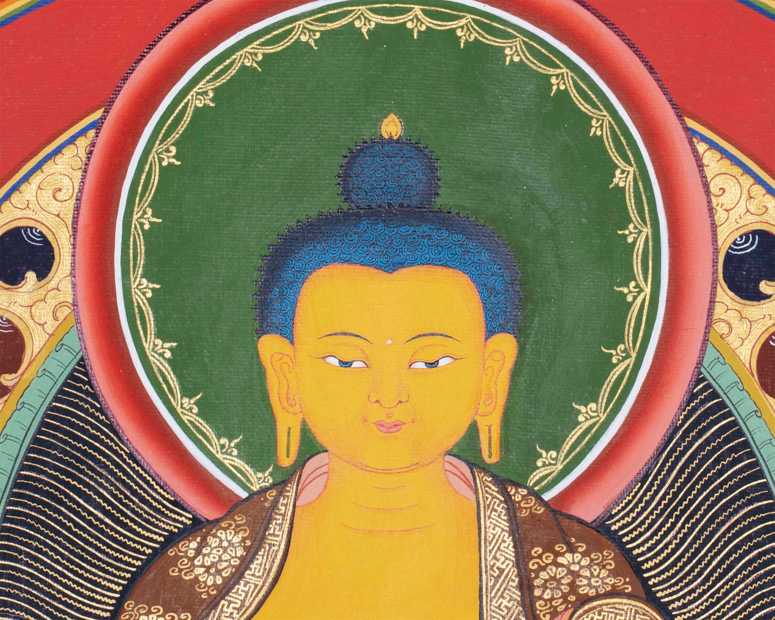 Original Shakyamuni Buddha Thangka | Wall Decoration