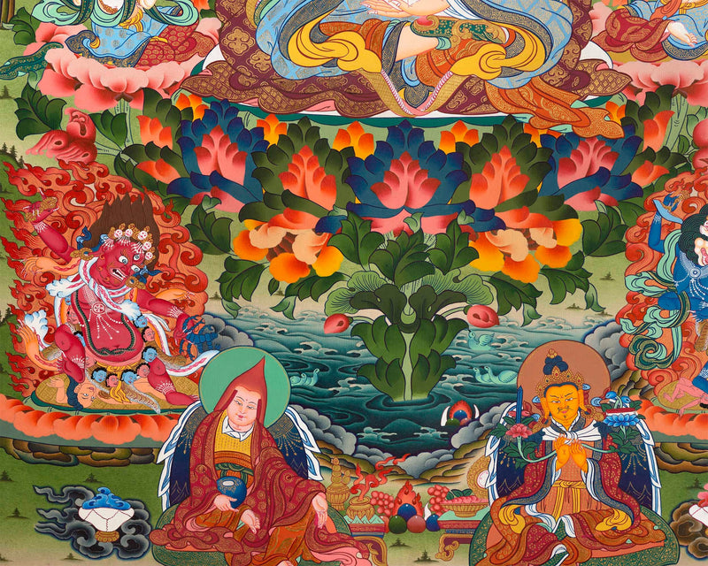 Guru Rinpoche Thangka | Eight Manifestation of Guru Padmasambhava