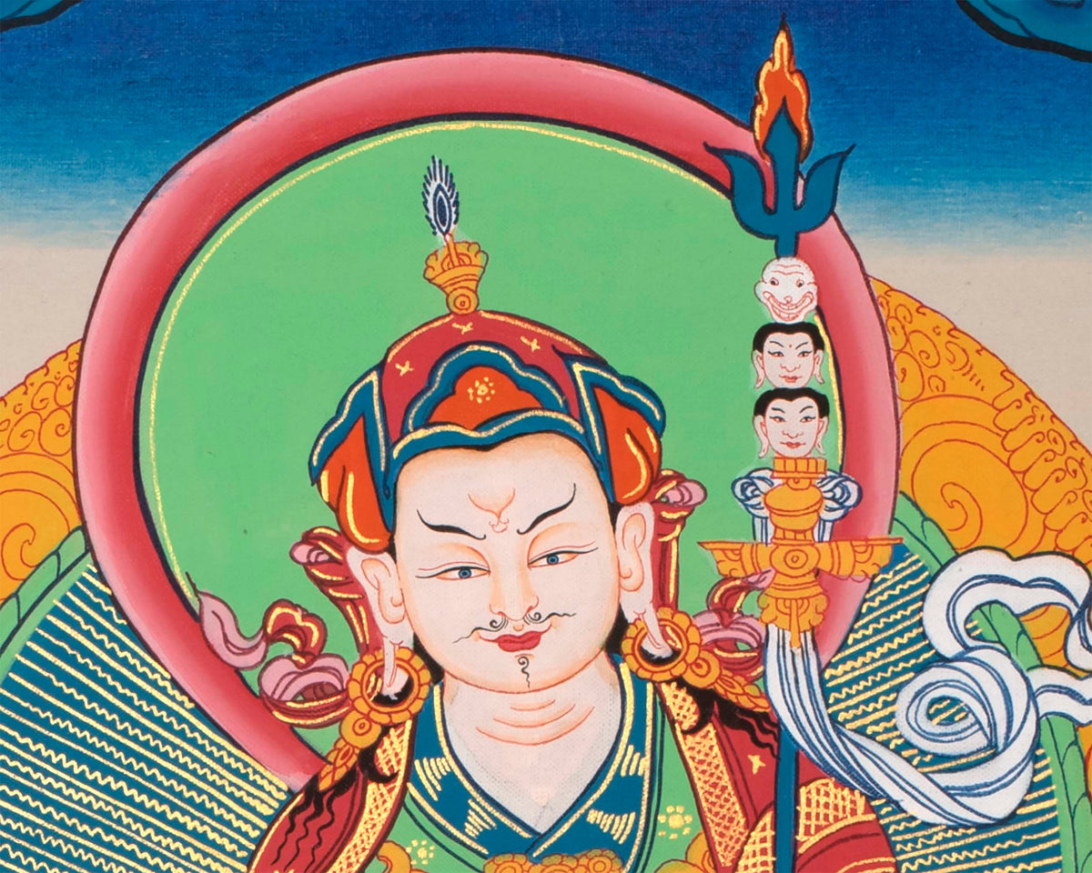 Guru Rinpoche Thangka | Greatest Tantric Master