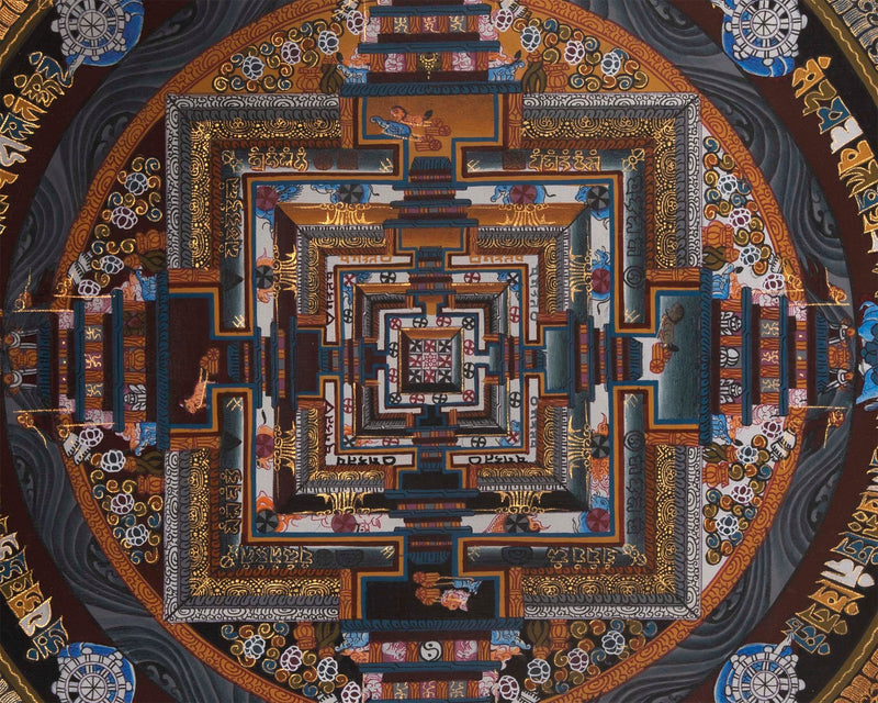 Buddhist Kalachakra Mandala  |  Spiritual Art