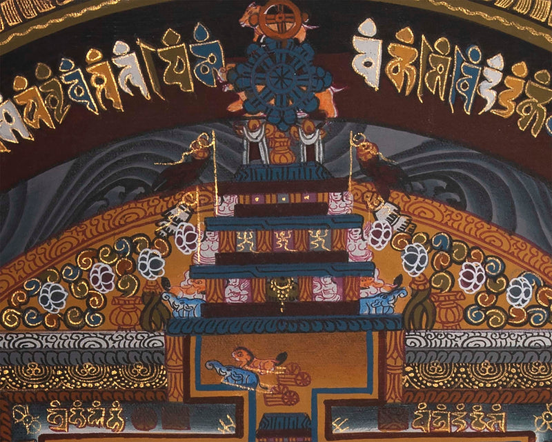 Buddhist Kalachakra Mandala  |  Spiritual Art