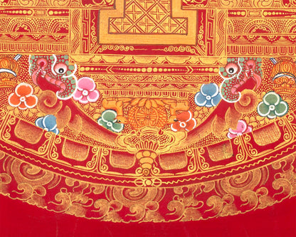 Manjushree Mandala |  Traditional Bodhisattva Thangka