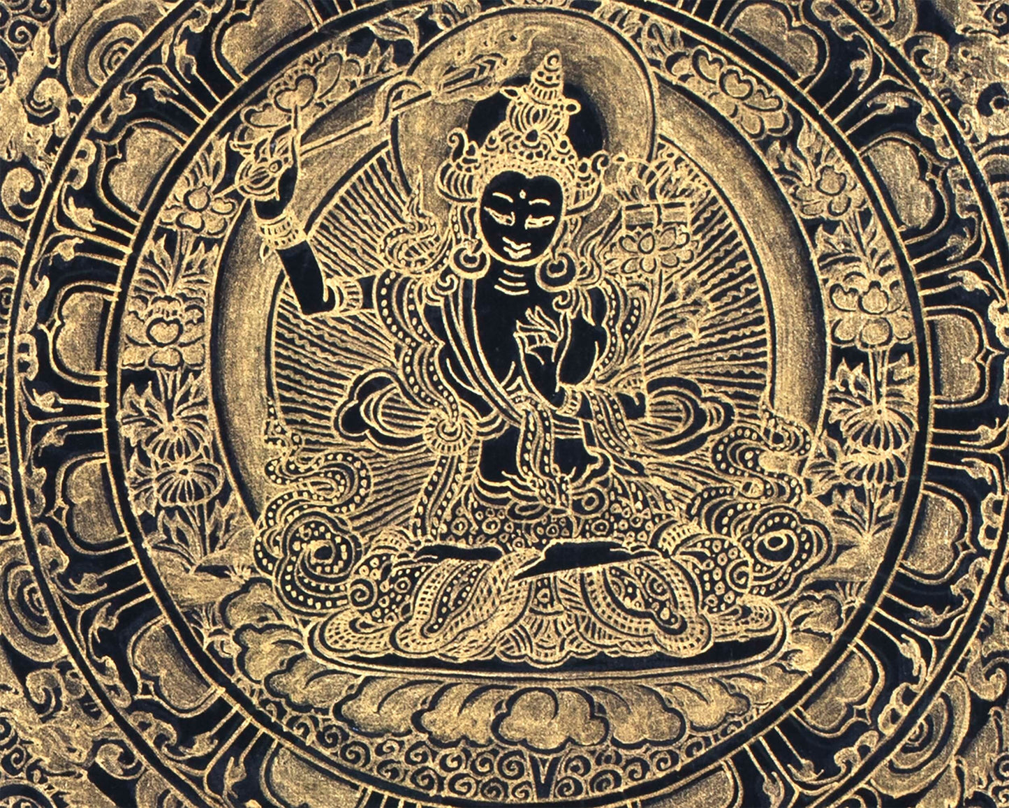 Manjushri Mandala for Meditation | Bodhisattva Manjushri