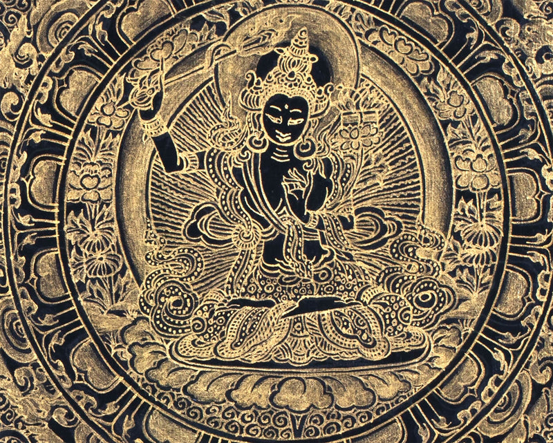 Manjushri Mandala for Meditation | Bodhisattva Manjushri