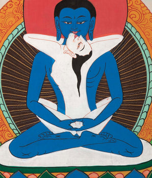 Bodhisattva Samantabhadra Buddha | Yab Yum Samantabhadra Buddha | Religious Wall Decor