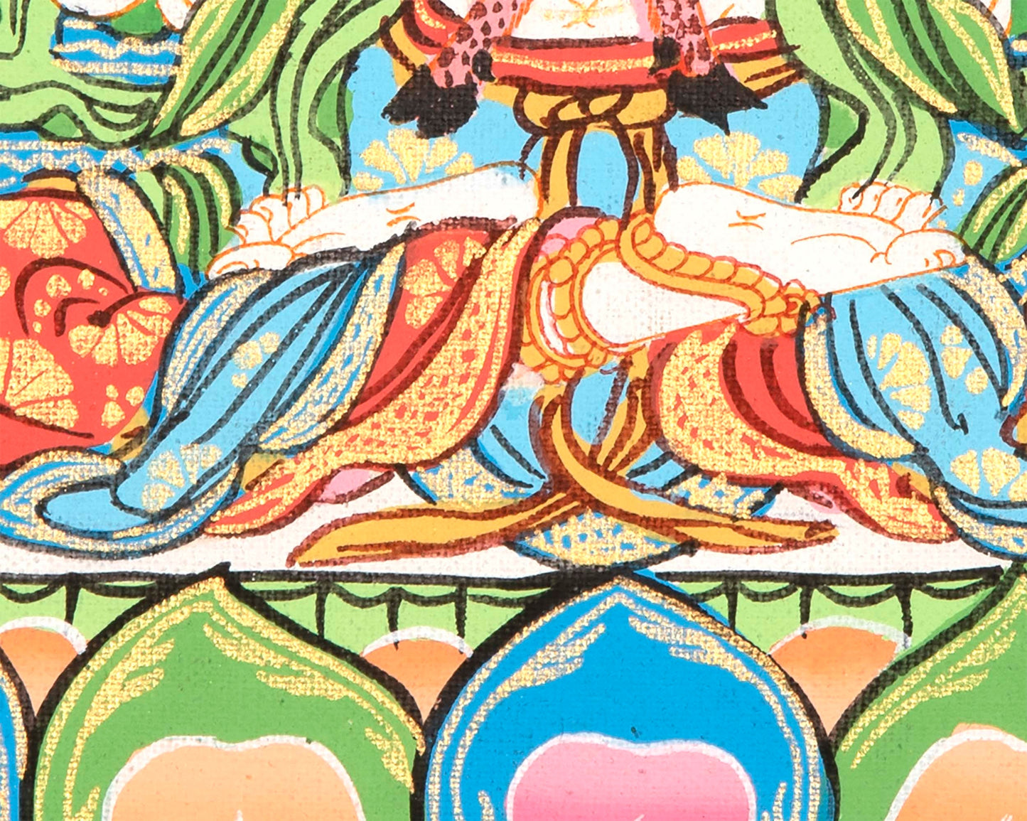 Chenrezig Thangka | Sacred Thangka Painting for Meditation and Good Luck