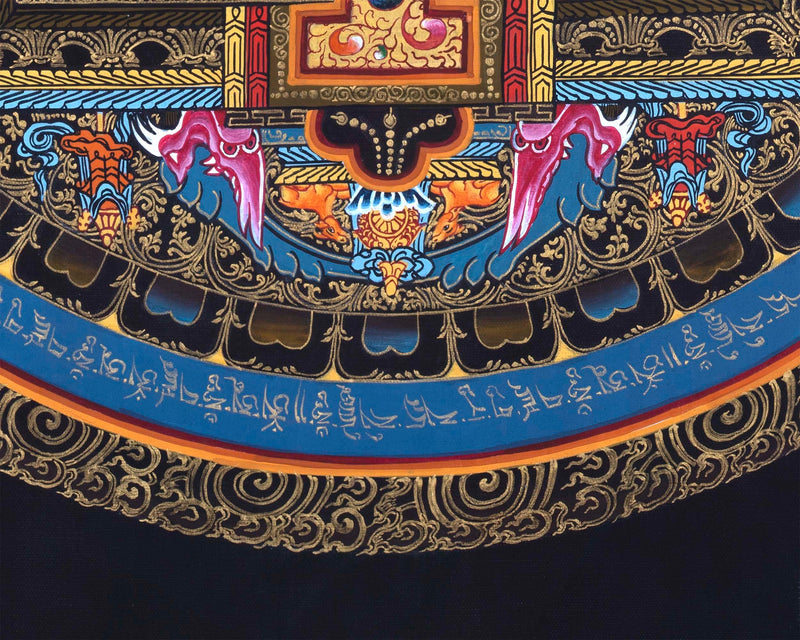 Green Tara Thangka Mandala | Traditional Painting