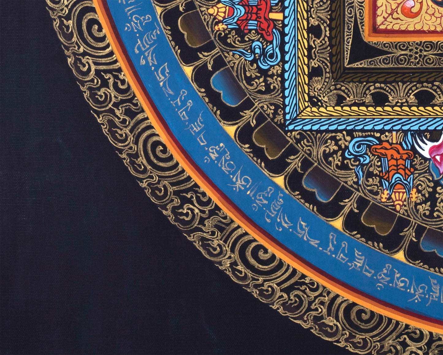 Green Tara Thangka Mandala | Traditional Painting