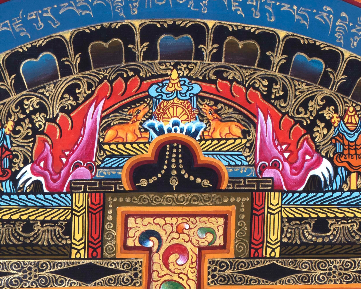 Green Tara Thangka Mandala | Traditional Painting