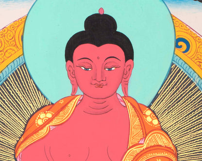 Buddha Amitabha Thangka | Mindfulness Meditation Practice Tool