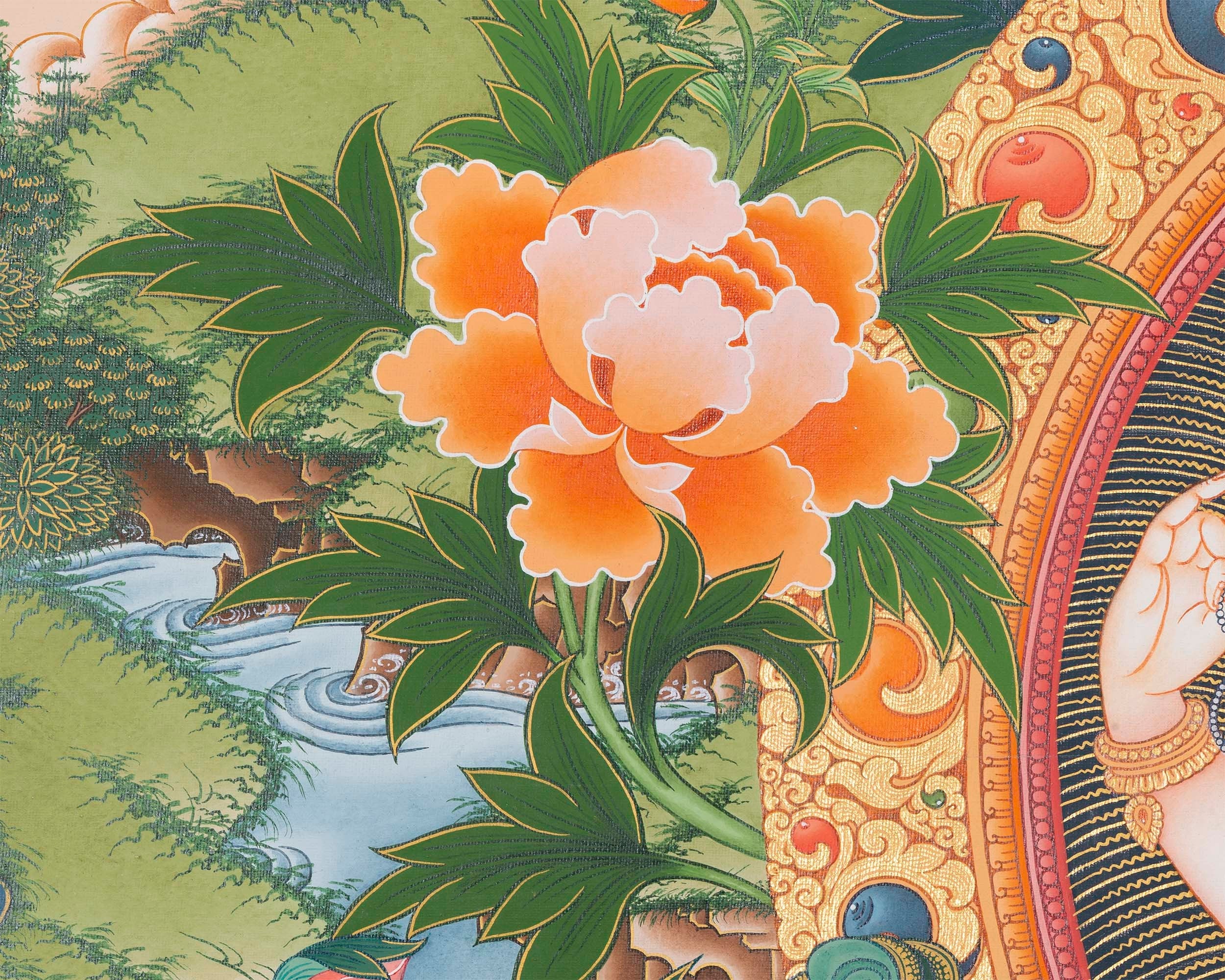 Four-Armed Avalokiteshvara Thangka | Wall Decoration