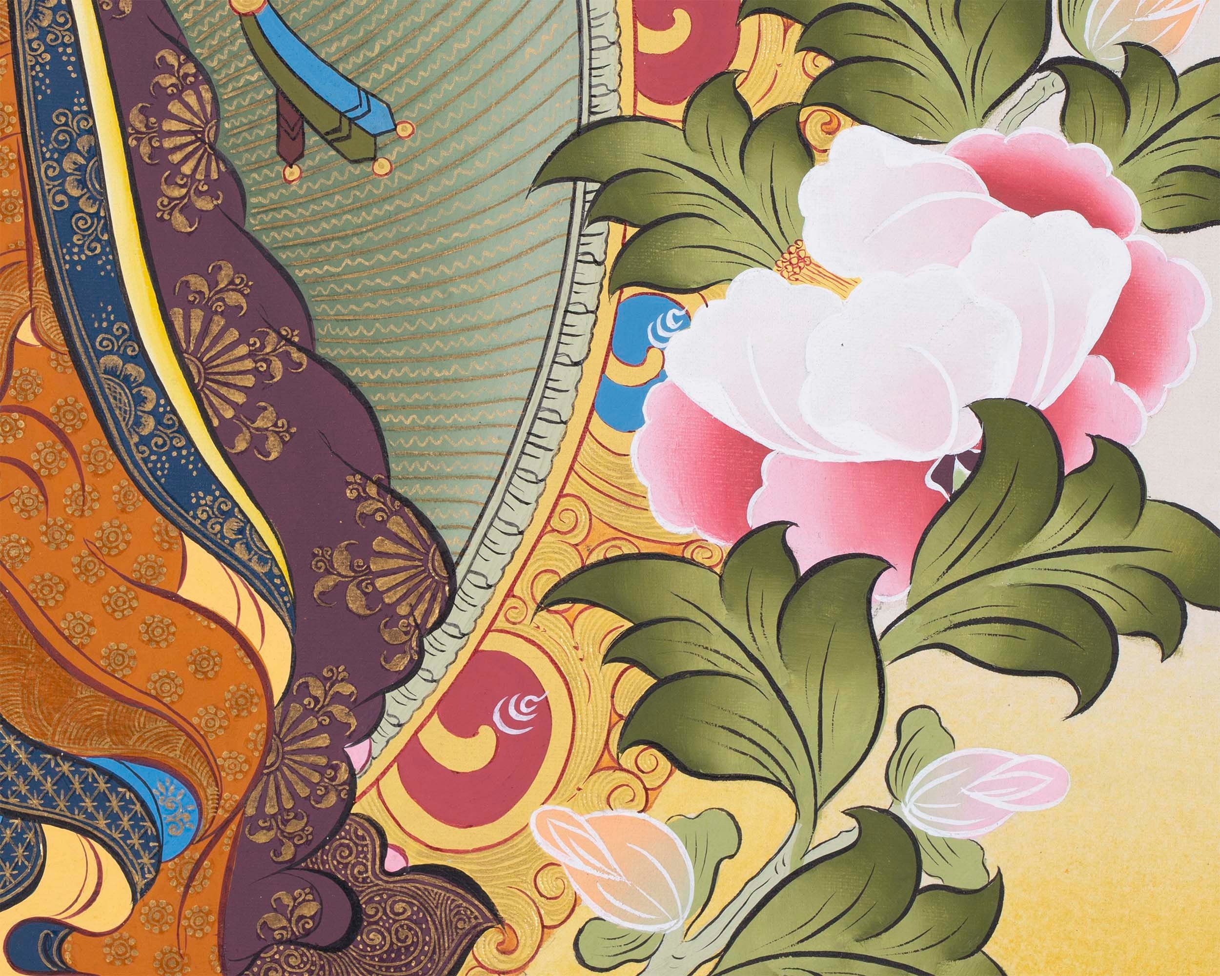 Padmasambhava Guru Rinpoche | Original Hand Painted Art | Wall Decors
