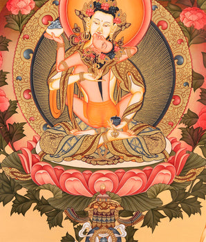 Vajrasattva Yab Yum | Traditionally Hand-Painted