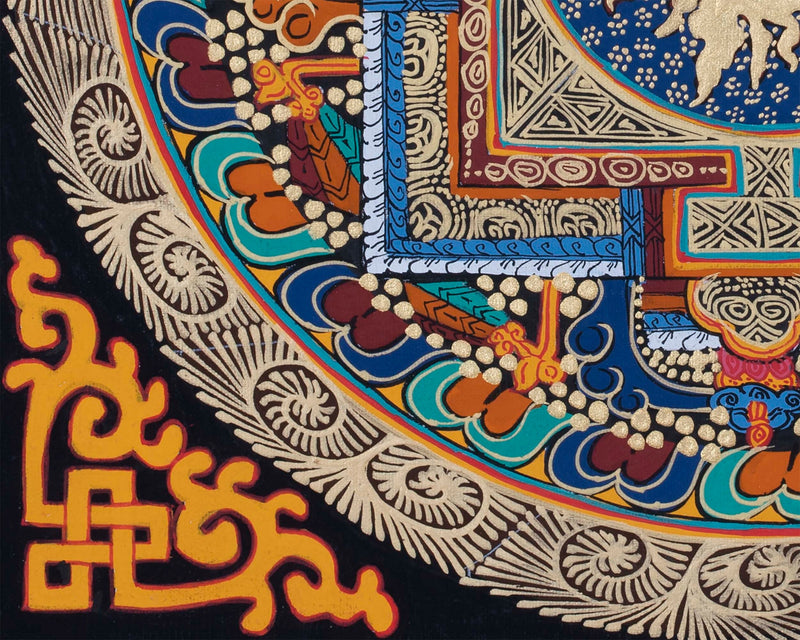 Om  Mandala Thangka | Wall hanging