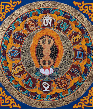 Vajra Mandala Thangka  |  Sacred Wall Decor