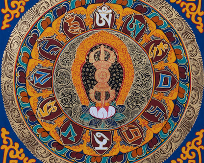 Vajra Mandala Thangka  |  Sacred Wall Decor