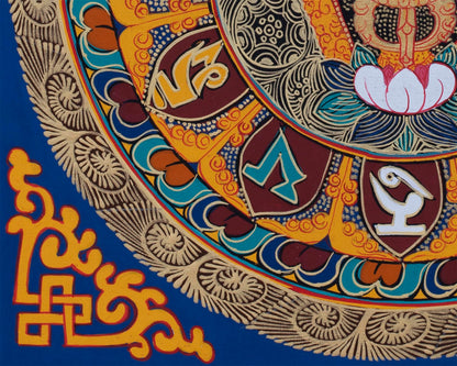 Vajra Mandala Thangka  |  Sacred Wall Decor