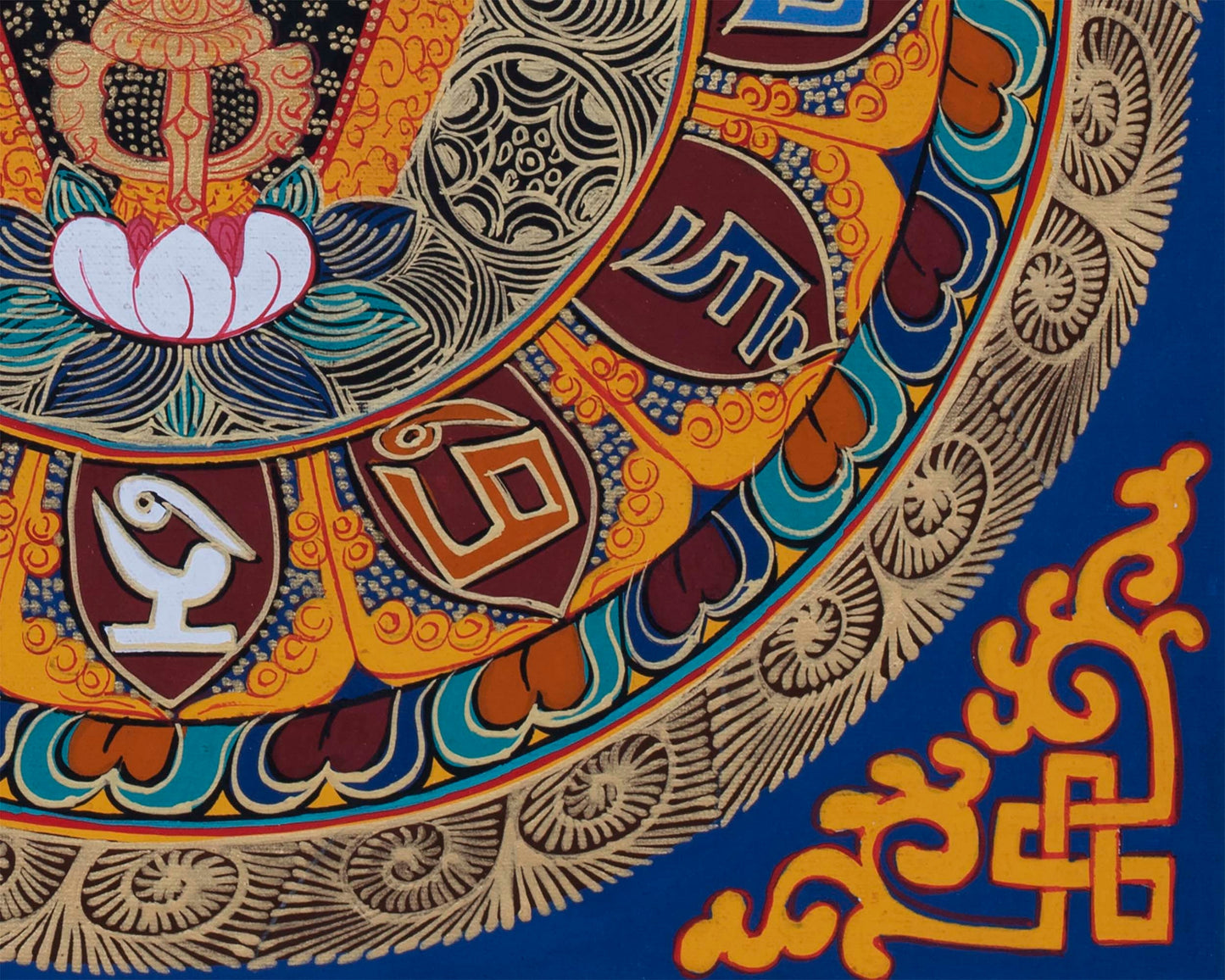 Vajra Mandala Thangka  |  Sacred Wall Decor