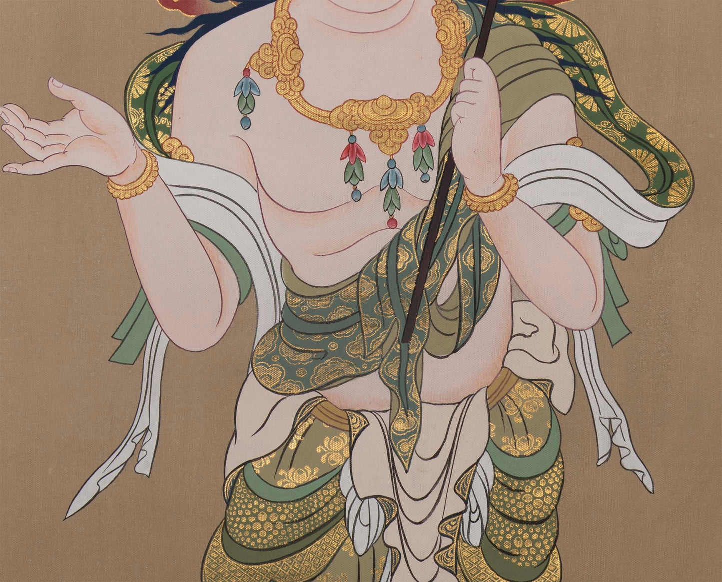 Death Japanese Deity Original Handpainted Thangka | Thangka Art