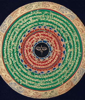 Eye Mandala Thangka | Mantra Mandala