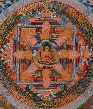 Unique Buddha Mandala with Bodhisattvas | Wall decoration