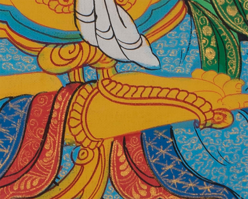 Manjushree Bodhisattva Thangka | God of Divine Wisdom