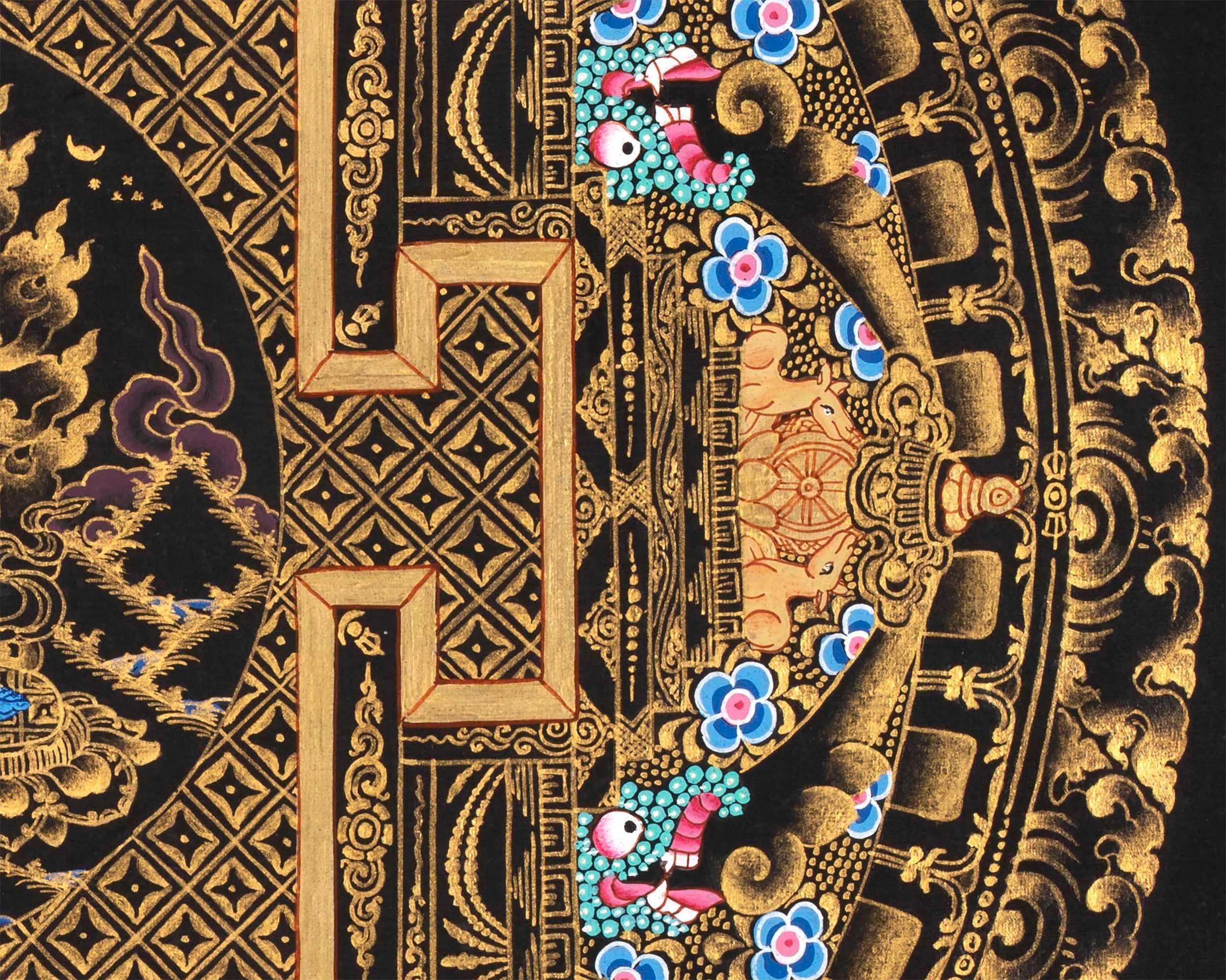 Vajrapani Mandala Thangka | Asian Art