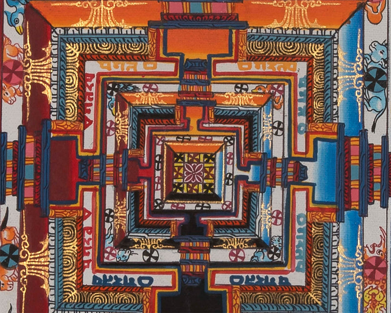 Kalachakra Mandala | Small Size Wall Decoration Painting