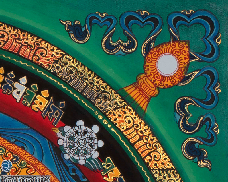 Kalachakra Mandala Thangka Painting | Rare Genuine Hand Painted Tibetan thangka