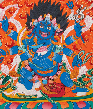 Kagyu Mahakala Buddha | Six Armed Mahakala