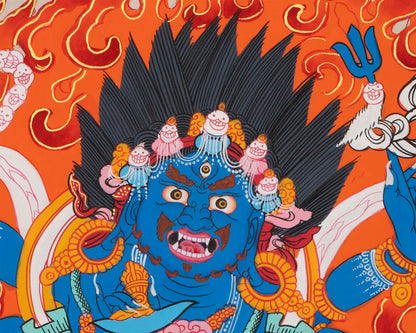 Kagyu Mahakala Buddha | Six Armed Mahakala