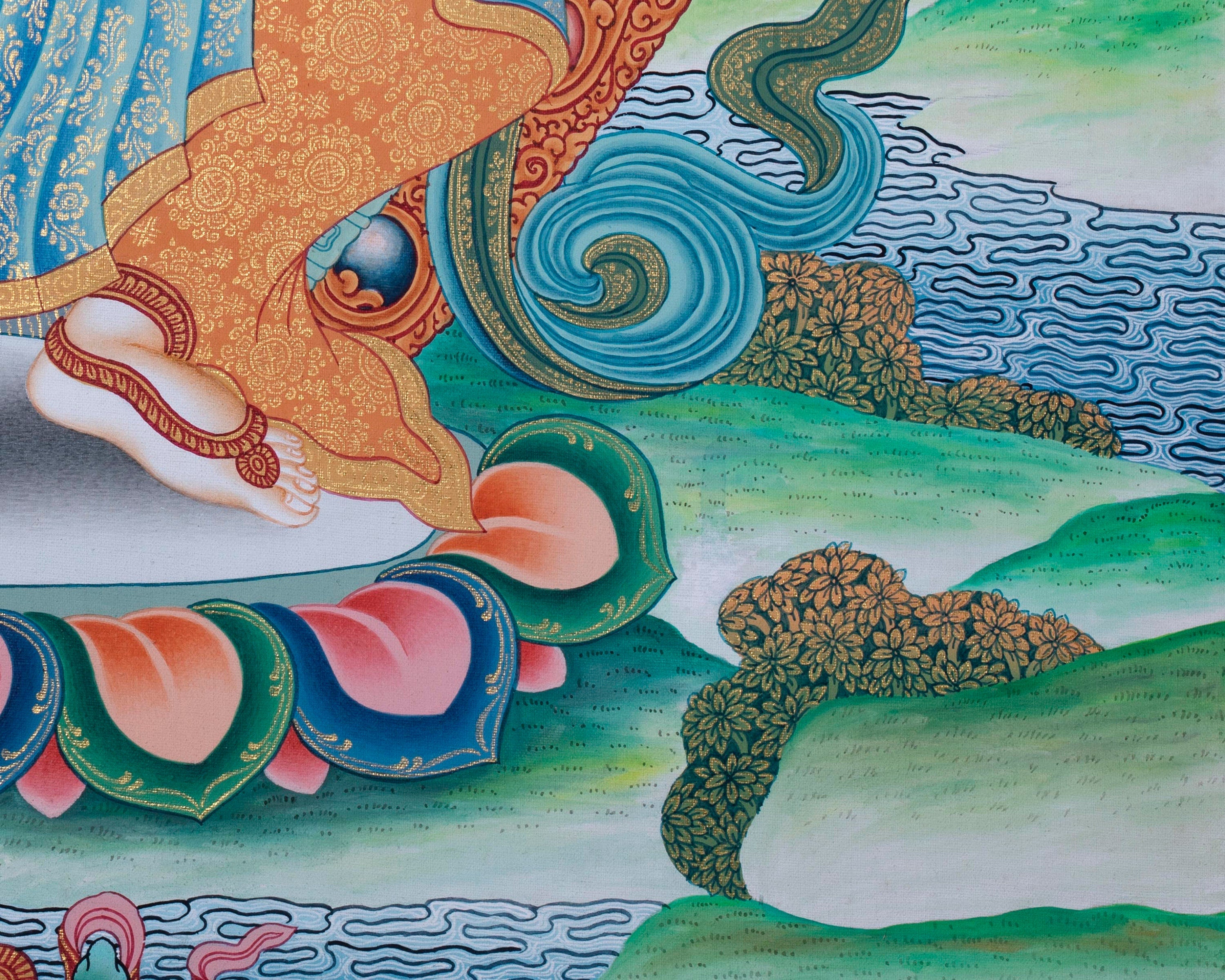 Hindu God Ganesh Thangka | Newari Thangka Art