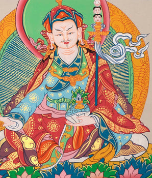 Guru Rinpoche Thangka | Greatest Tantric Master