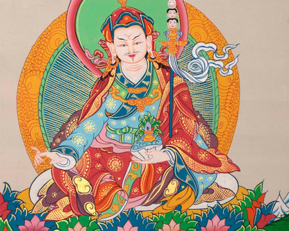 Guru Rinpoche Thangka | Greatest Tantric Master