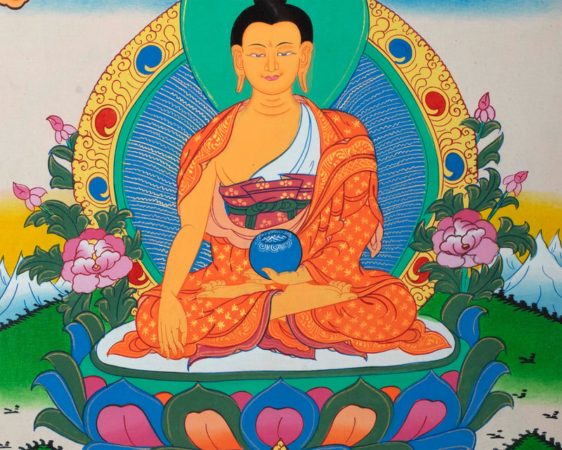 Buddha Shakyamuni Thanka | Gift For him