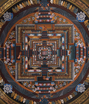 Buddhist Kalachakra Mandala  |  Spiritual Art